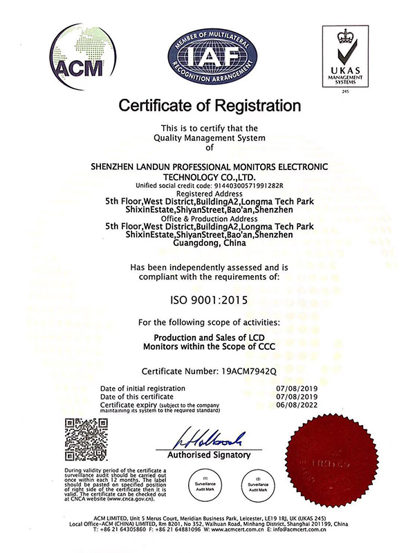 iso 9001 certificate